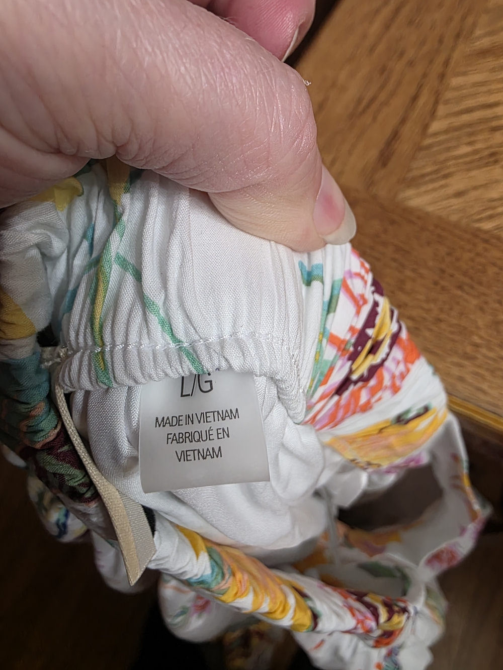Elie Tahari White Maxi Skirt with Sunflower & Botanical Print - Picture 4 of 5